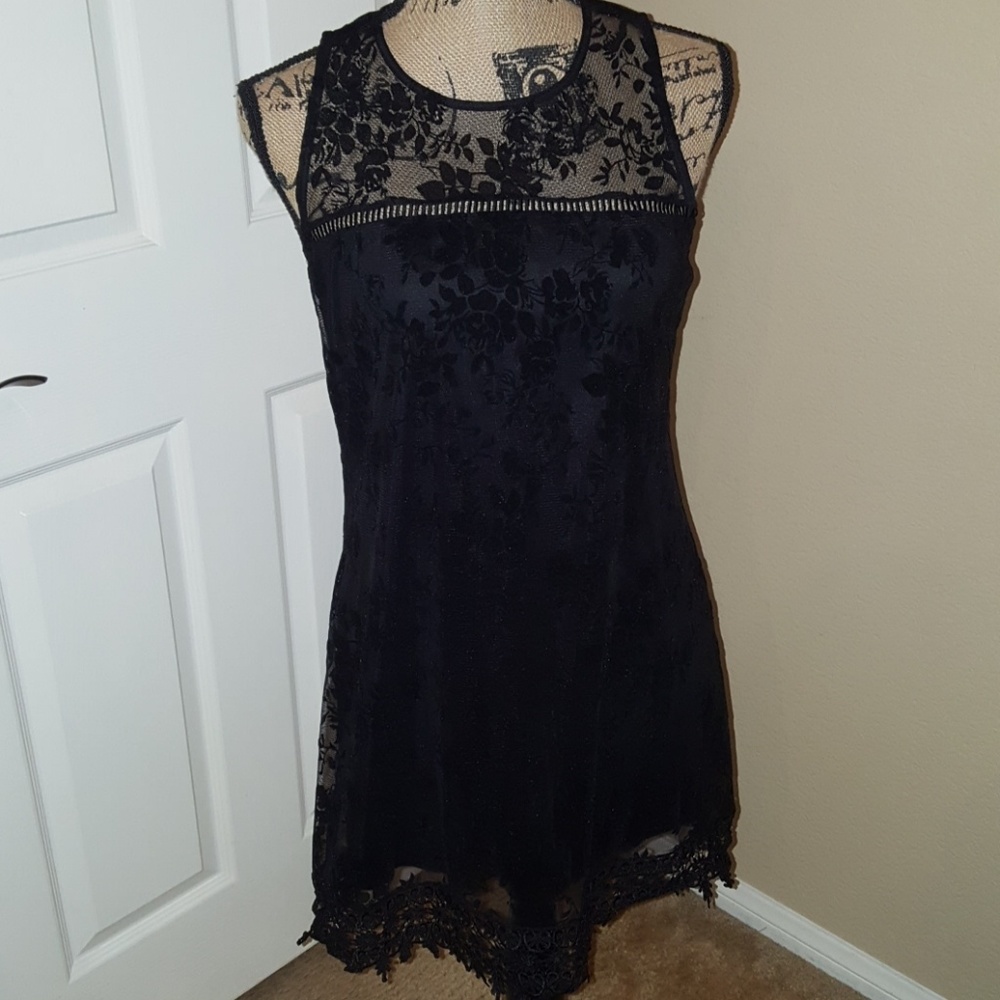 Lacey cute little black dress